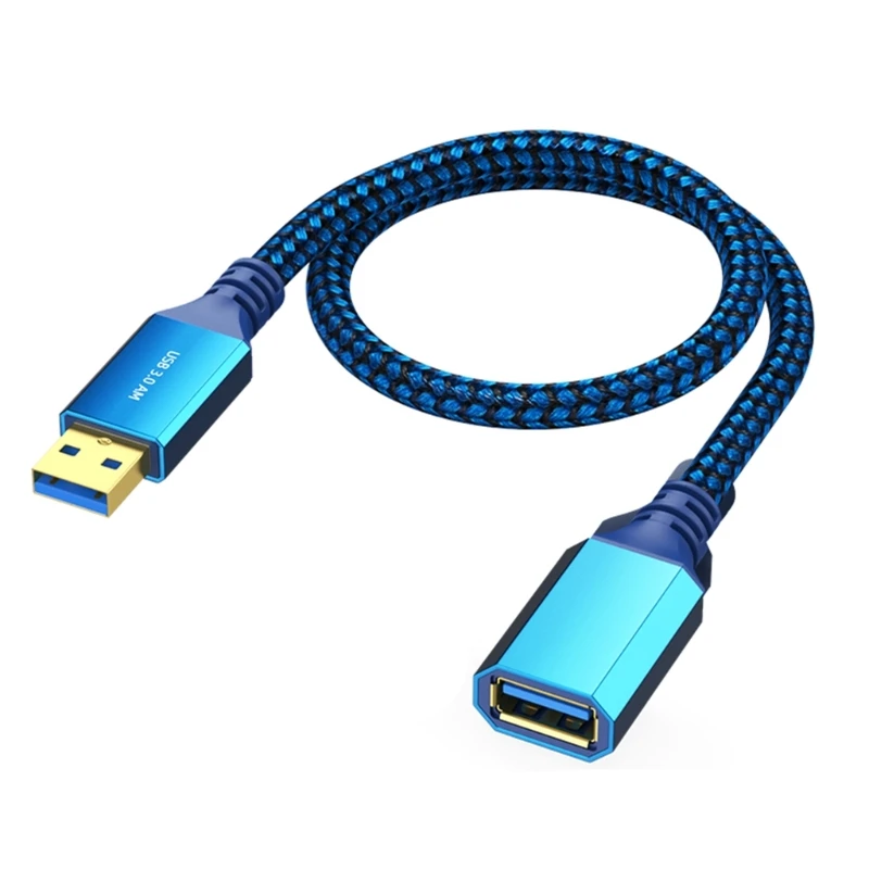 Flexible USB Male to Female Extender Cable For Data Sync And Charging for Printers, Hard Drives, Coolers Dropship