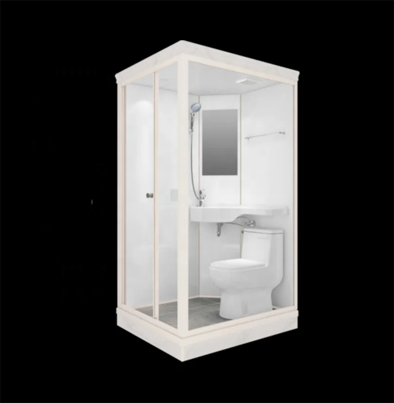 

Aokeliya Private Small Shower Room Prefab Bathroom Bath Shower With Toilet and Shower