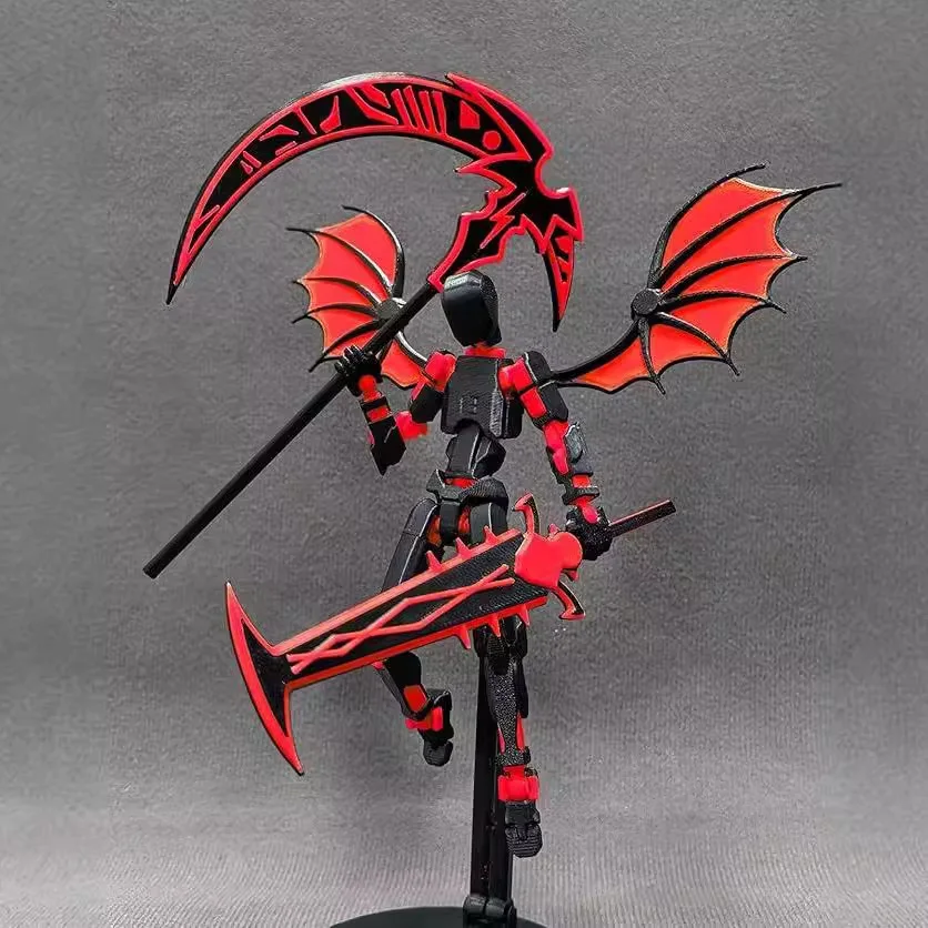 13 figurines d'action multi-articulées avec plusieurs accessoires, jouets, Robot porte-bonheur, décoration de bureau factice, cadeaux pour garçon