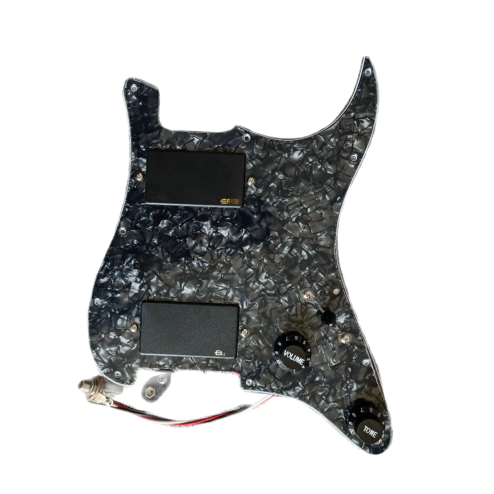 Prewired HH Pickguard Guitar  Humbucker Pickups loaded pickguard Active Pickups Set Professional Accessories