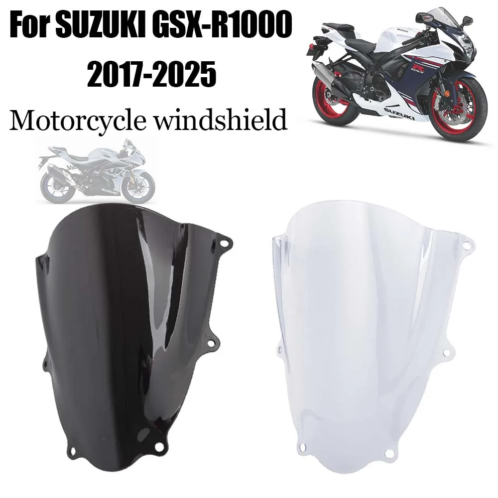 

New Motorcycle Windshield Windscreen Wind Touring Visor Viser for Suzuki GSX-R1000 GSXR 1000 2017-2025 Motorcycle Accessories