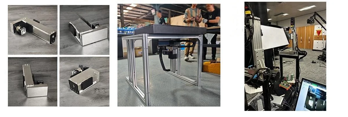 UMOT Mini Nema8 40 mm Hub Kugelumlaufspindel Schlitten Linearführungsschiene Bewegungsmodul DC T-Typ motorisierte lineare Bühne CNC-Schiebetisch – Detail 12