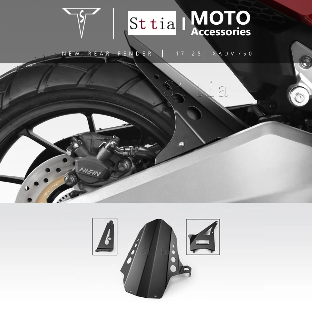 

Motorcycle Rear Mudguard For Honda XADV 750 2017-2025 For NSS750 NSS Mount Wheel Tire Hugger Mud Guard Fender Splash 750 XADV
