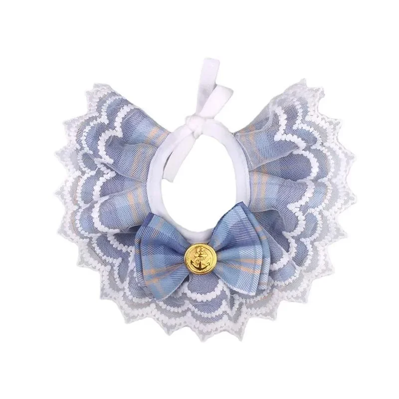 

Silk Collar Cat Puppy Ribbon Scarf Pet Bows Necklace New Kitten Accessories Gift Pet Drool Towel Collar Decoration