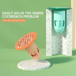 Bath Shower Floor Strainer Cover Plug Trap Colored Siphon Sink Kitchen Bathroom Water Deodorant Floor Drain Core Accessories