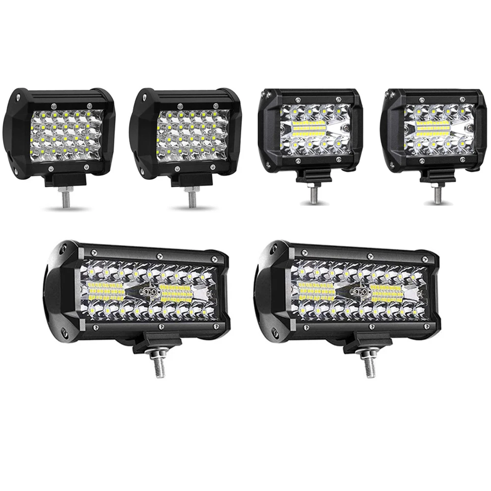 LED Bar 12-24V LED Headlights Offroad 4x4 Spotlights Driving Fog Lamp LED work Light Bar For Truck Farm Tractor Boat SUV ATV