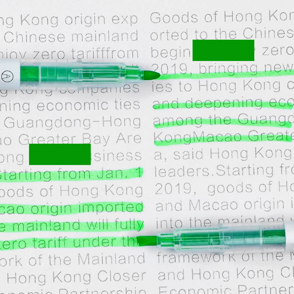 

6 Pcs Colored Highlighter Pen Watercolor Marker Fluorescent Pens Student