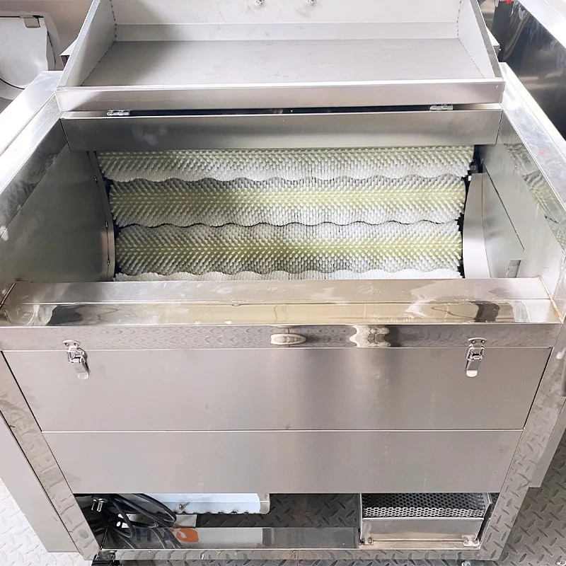 Commercial Potato Peeler Washer, 30-40kg Capacity Vegetable Washing Machine for Food Processing Plant Catering Business
