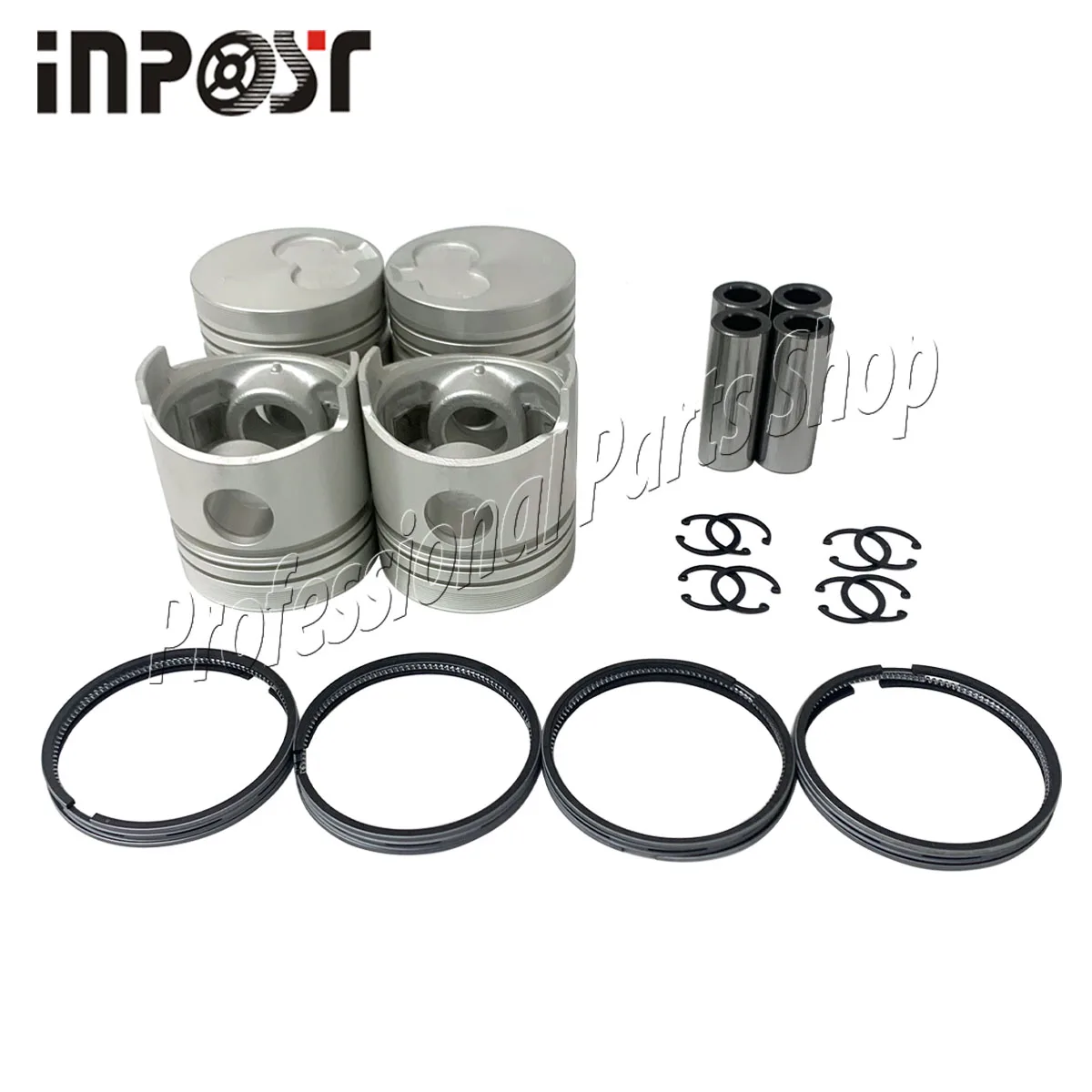 T3000 Engine Piston + Rings Kit Set STD for Mazda HA  (4 set )