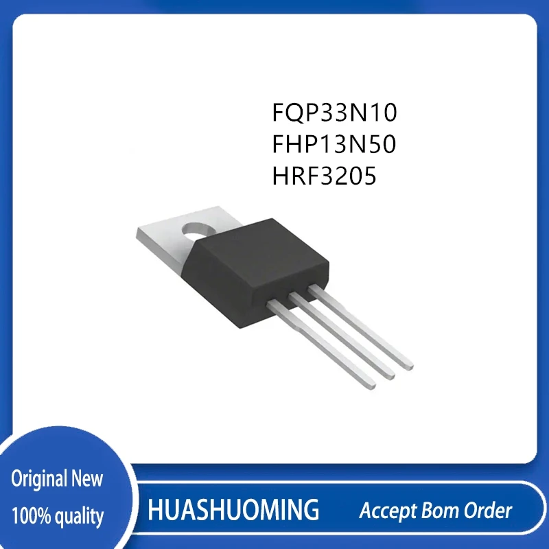 

10Pcs/Lot FQP33N10 33N10 FHP13N50 13N50 HRF3205 TO-220PO