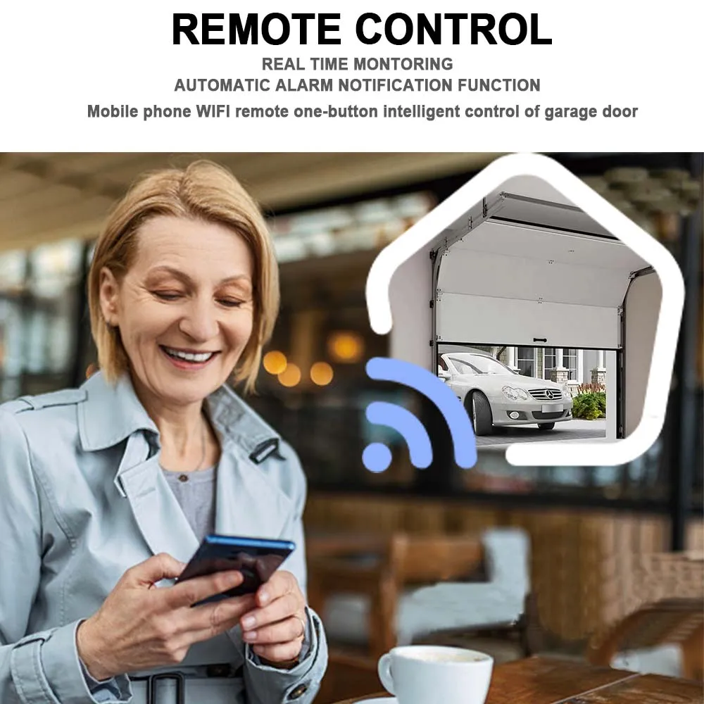 Imagem -03 - Interruptor Abridor de Porta de Garagem Inteligente Controlador com Sensor Fecho de Controle Remoto Alexa Google Home dc 5v