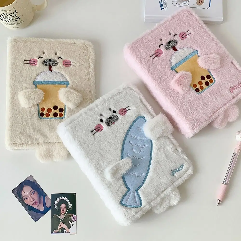 New Photo Album Loose-leaf Seals Shaped A5 Binder Photocards Collect Book Stationery