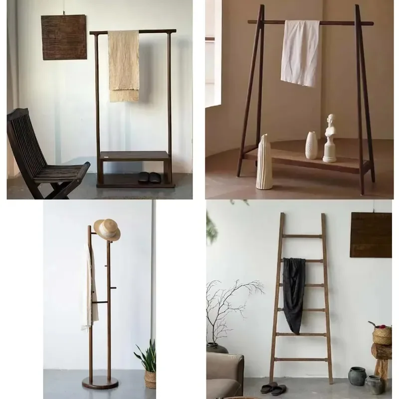 New Chinese Style Wooden Eco Friendly Hanger for Bedroom and Hotel