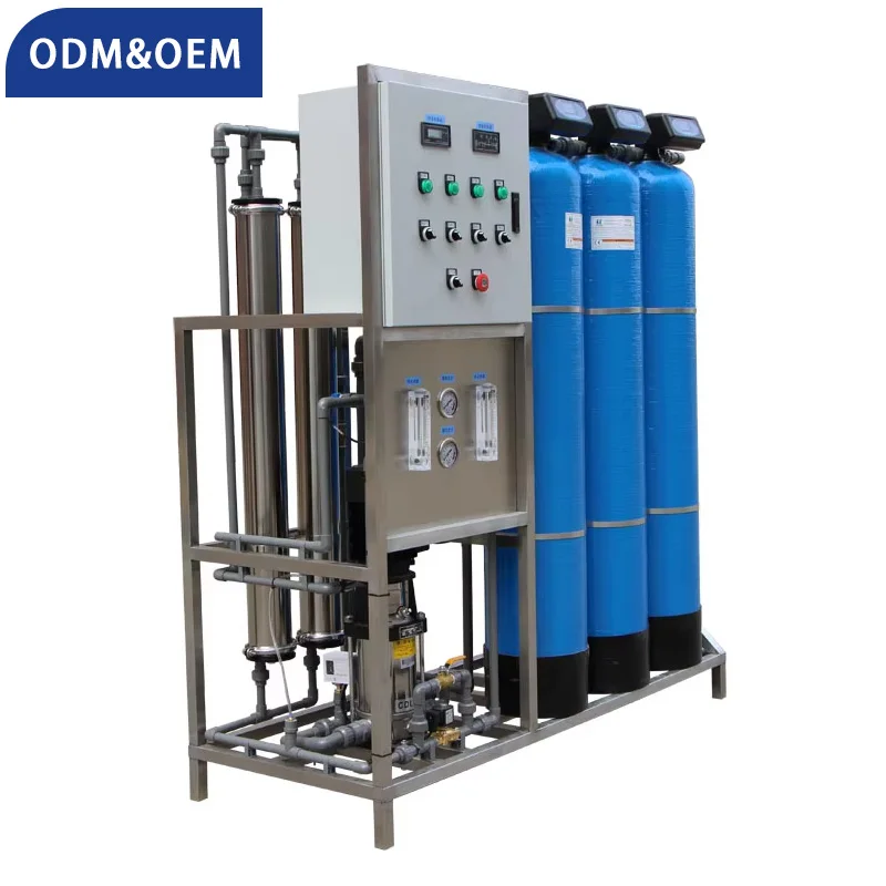 500lph Portable Hard Water Softener System Reverse Osmosis Pure Water Maker Softener for Circulating System Cooling