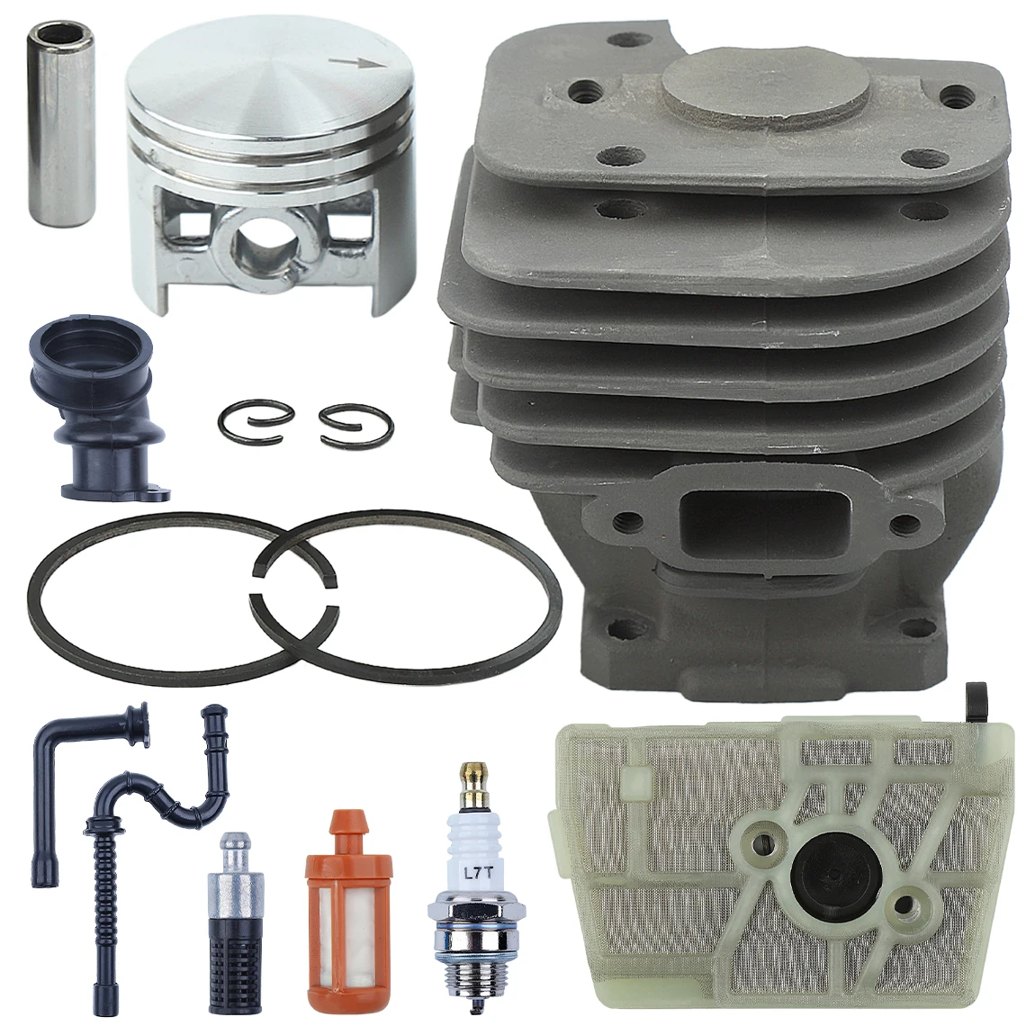 Imagem -02 - Juntas de Pistão do Cilindro Kit Vedação Óleo para Stihl Ms240 024 024av ms 240 Motosserra Peças Reposição 1121 020 1200 42 mm