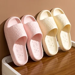 Summer Women's Slippers Cute Cartoon Bear Indoor Soft Sole Comfortable Exquisite Slides Bathroom Anti-slip Beach Outdoor Shoes