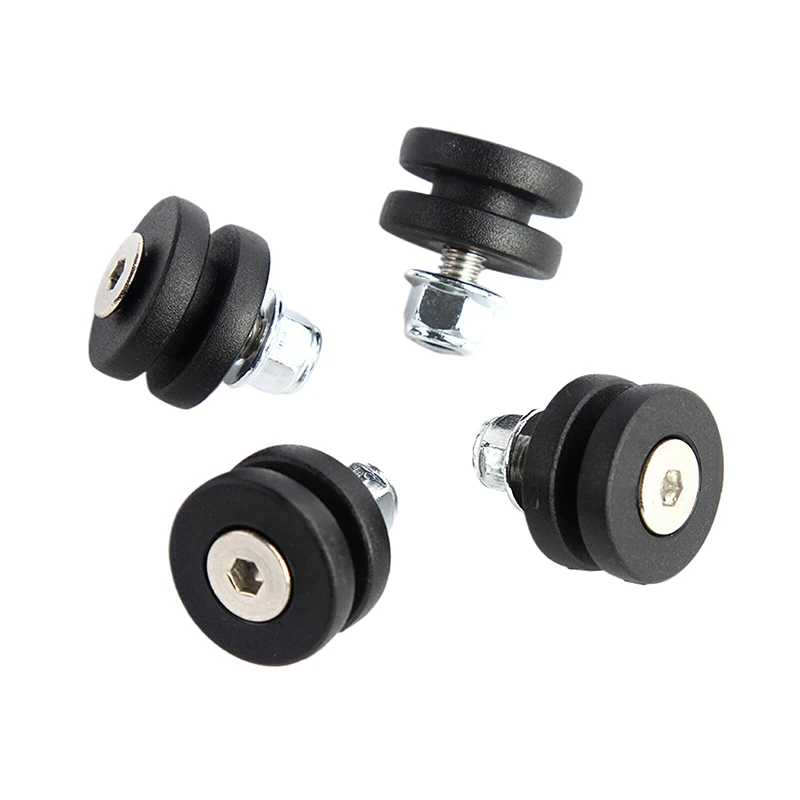 

4Pcs Universal Motorcycle Rear Luggage Case Tail Top Box Helmet Trunk Bracket Base Plate Bushing Pad Buckle Plastics Spacers