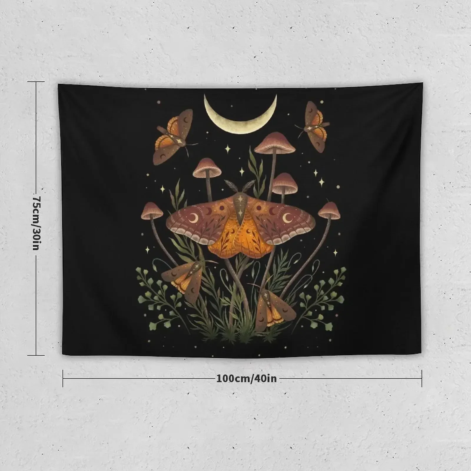 Autumn Light Underwing Tapestry On The Wall Home Decorations Aesthetic Tapestry