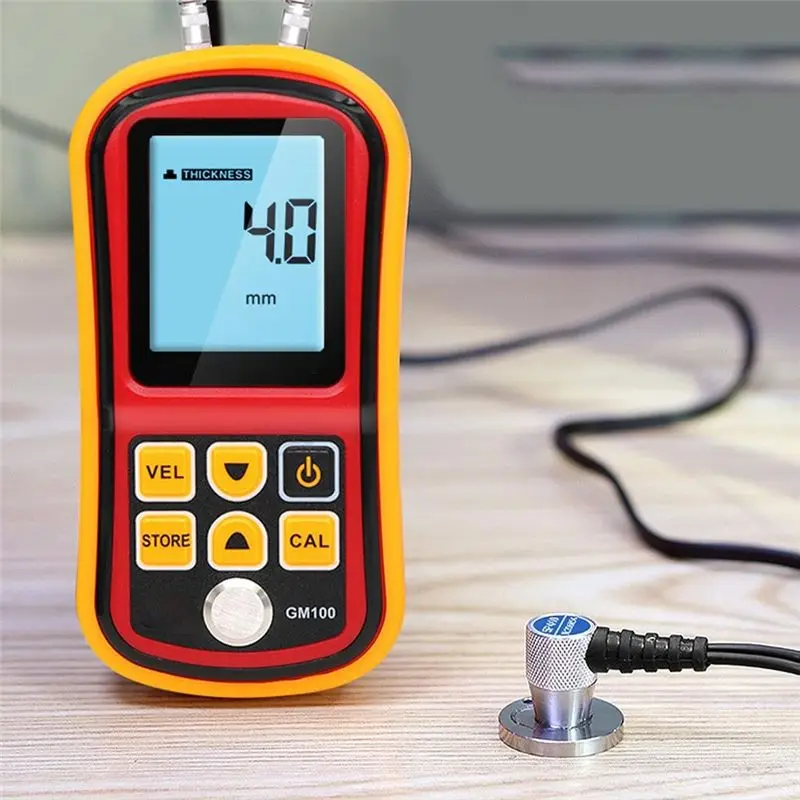 Non Contact Transducer Tester Meter Probe For Metals, Non Metal, Plastics Ultrasonic Thickness Gauge Universal Probe 5PΦ10-A28K