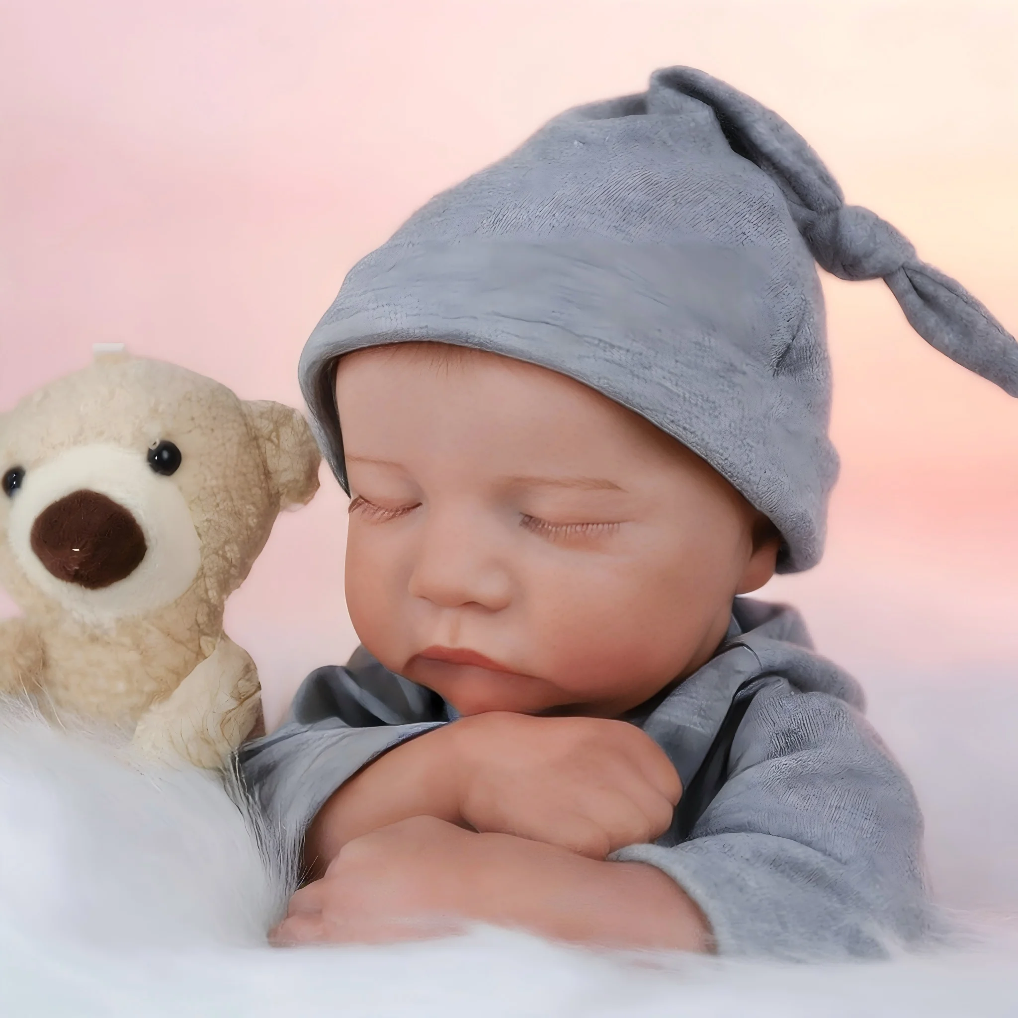 

Реалистичные куклы-реборны - 18-дюймовые куклы с эффектом настоящего прикосновения к младенцу, реалистичные куклы-новорожденные, полностью виниловые, как настоящие младенцы.