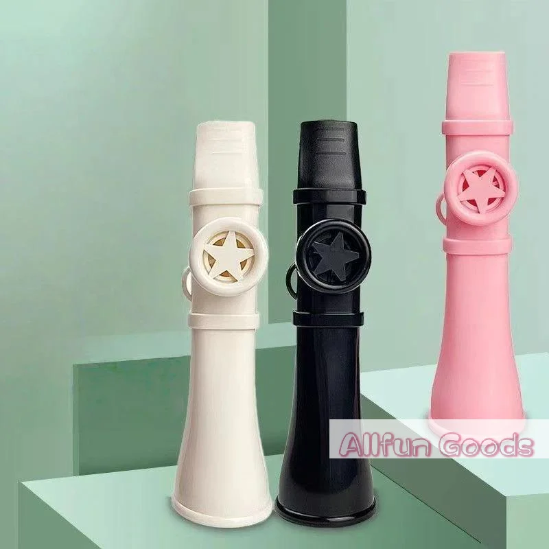 1Pcs Durable Plastic Kazoo Easy Play Design Crisp Penetrating Sound For Beginner Musicians Casual Parties Outdoor Activities
