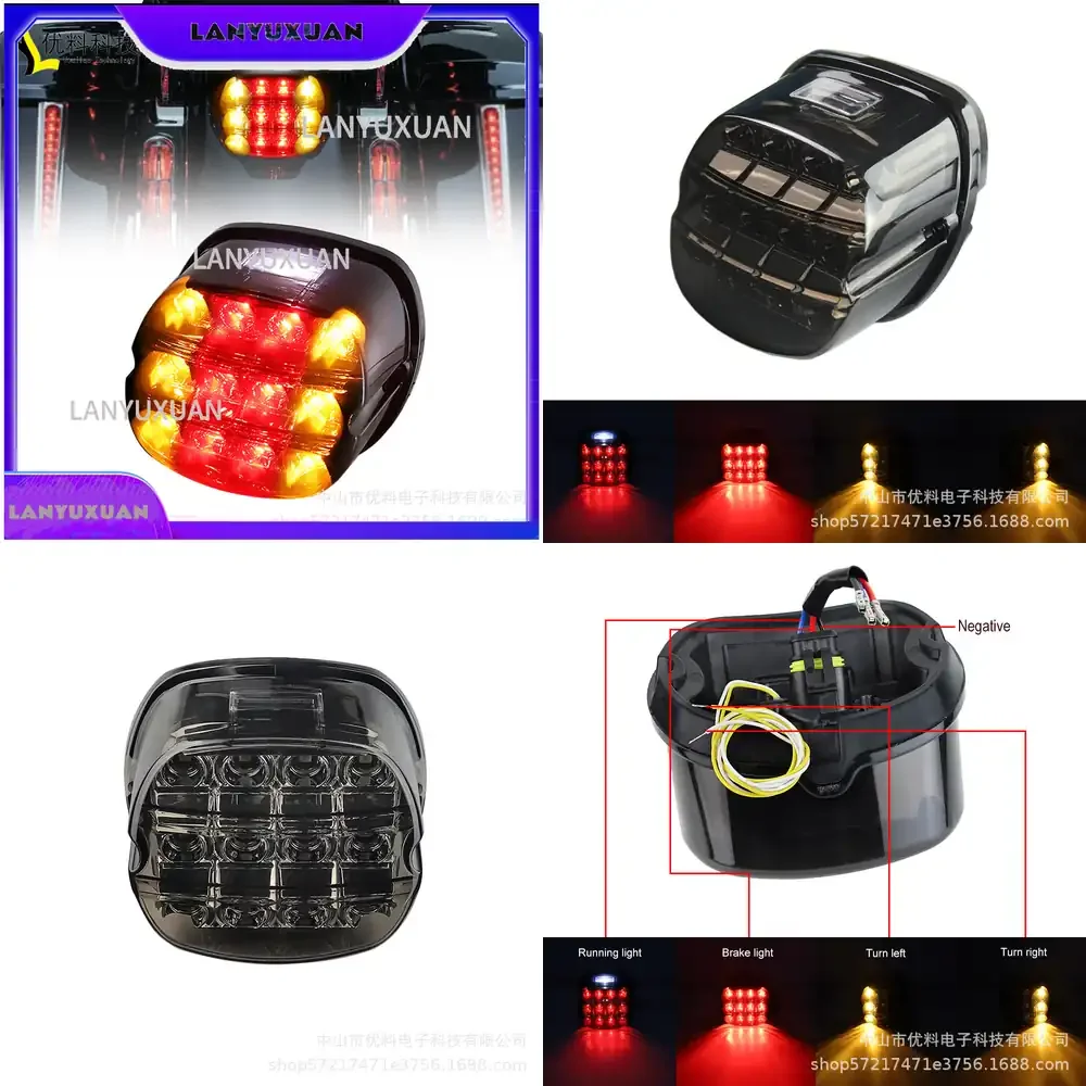 

2026 2026 Taillight for Motorcycle for Boy 883 1200 Gliding Rear Taillight Turn Signal Brake Light LED Motorcycle
