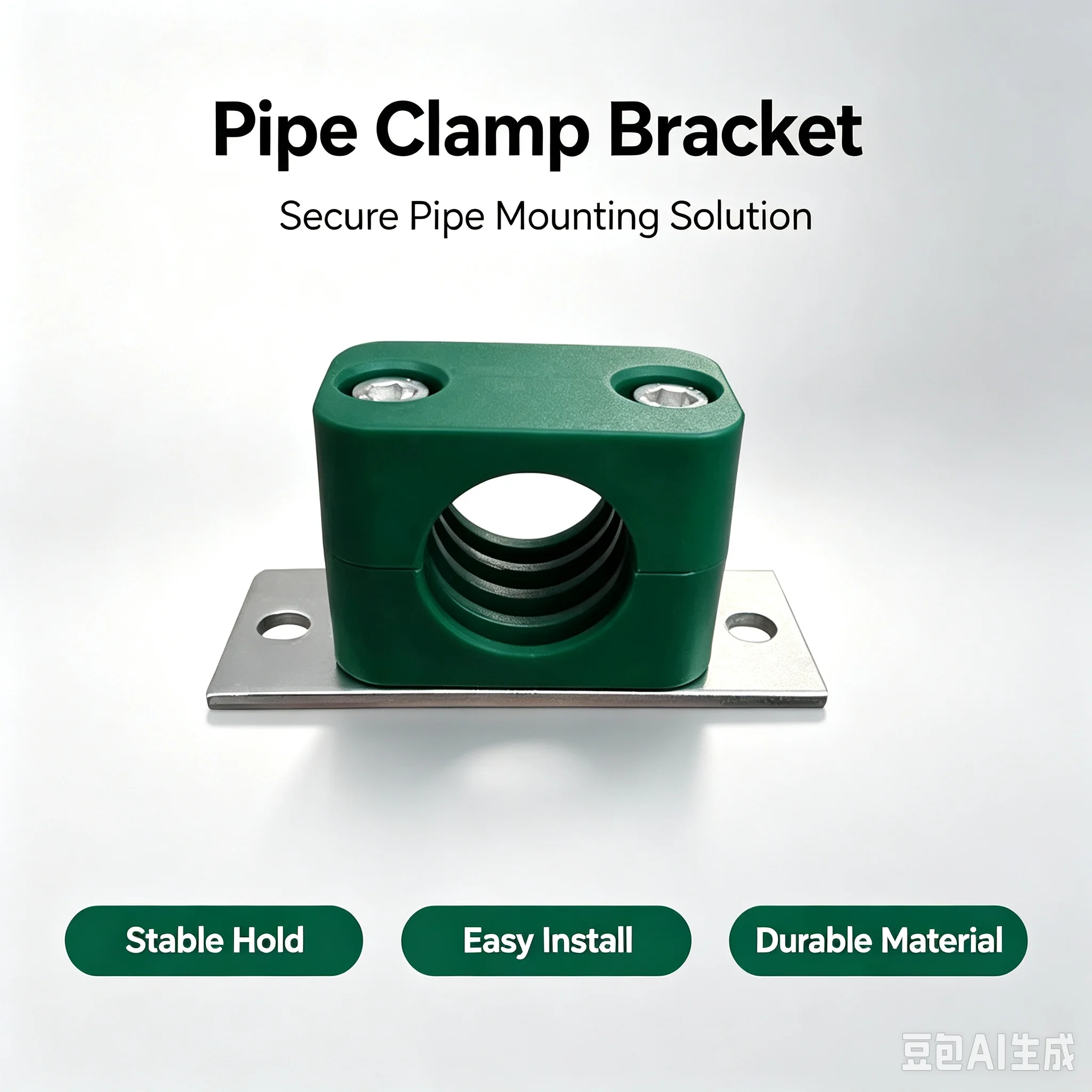 5PCS 6/8/10/12/14/15/16/17/18/20/22/25/28/30/32/35mm Diameter Pipe Bolted Plastic Clips Pipe Clamp Tube Fastener Assortment Kit