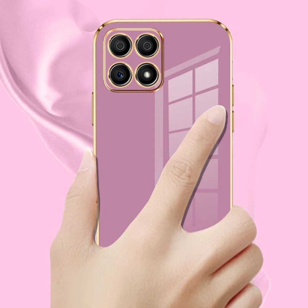 Picture 7: For Honor 70 Lite Case Honor 70 Lite Cover Luxury Square Plating Honor 70 Phone Case RBN-NX1 Shockproof Honor 50 Lite Back Cover