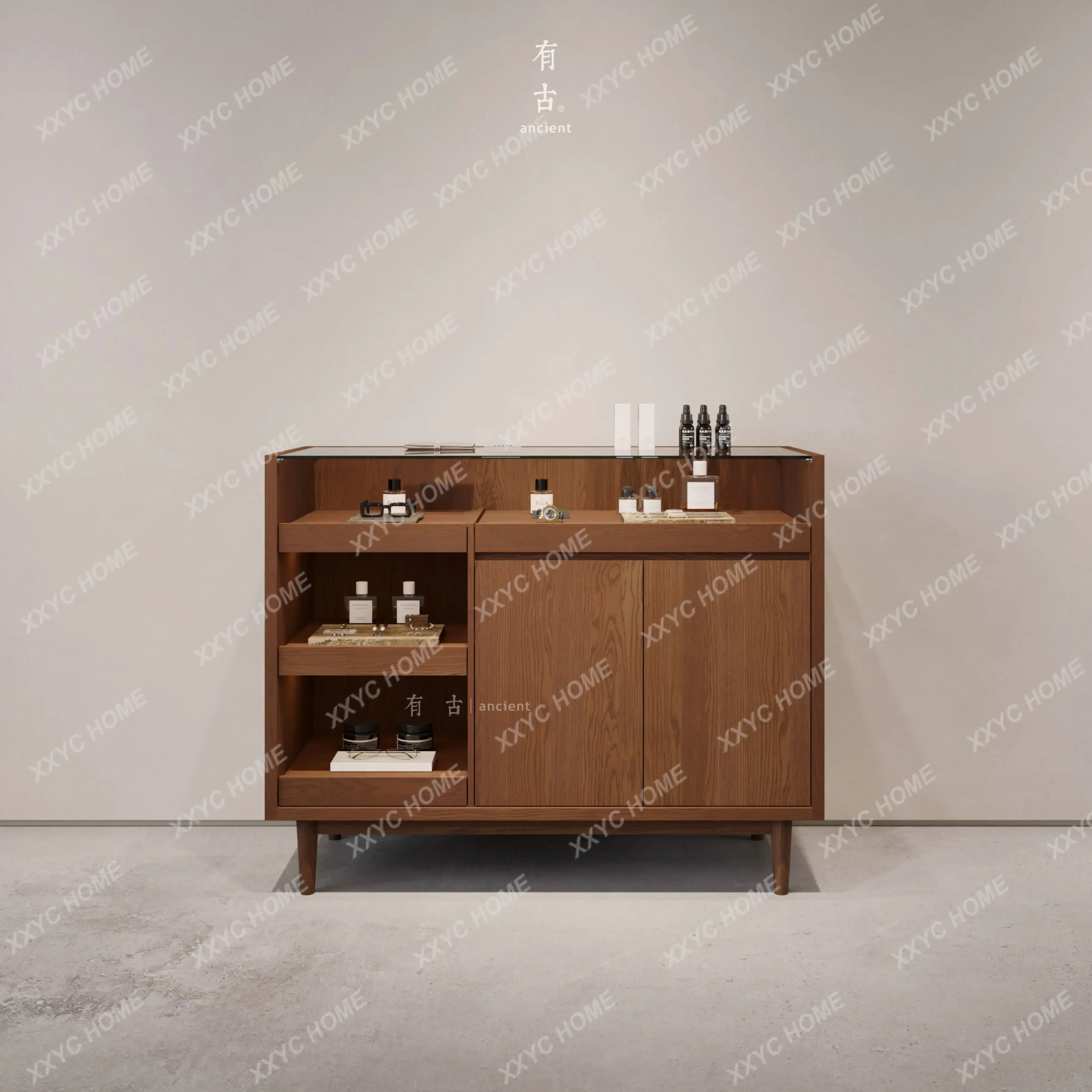 VHMedieval display side cabinet, locker, jewelry ornament integrated display cabinet