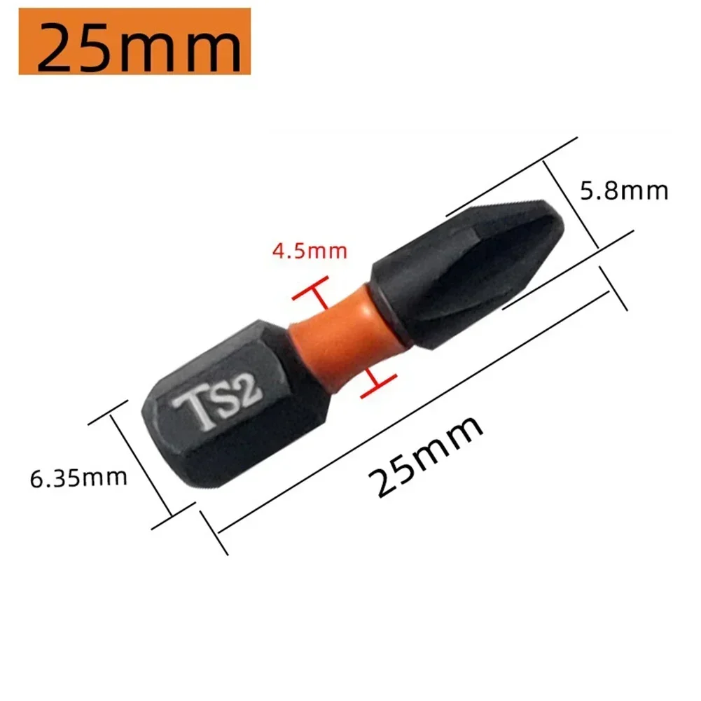 PH2 Screwdrivers Bit 1 4 Inch Magnetic Alloy Steel Cross Screwdriver Bit High Hardness 25-150mm Screwdriver Set