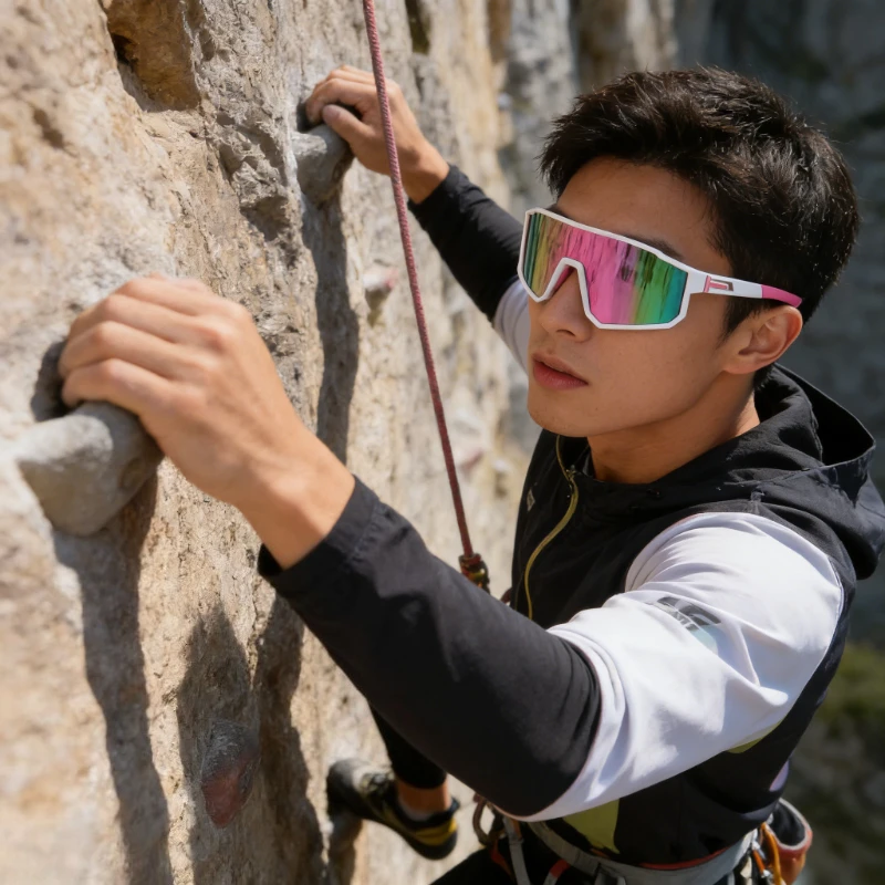 

Men Oversized Cycling Glasses Women Bicycle Windproof Colorful Sunglasses Outdoor Sports Motorcyc Riding Eyewear Hiking Shades