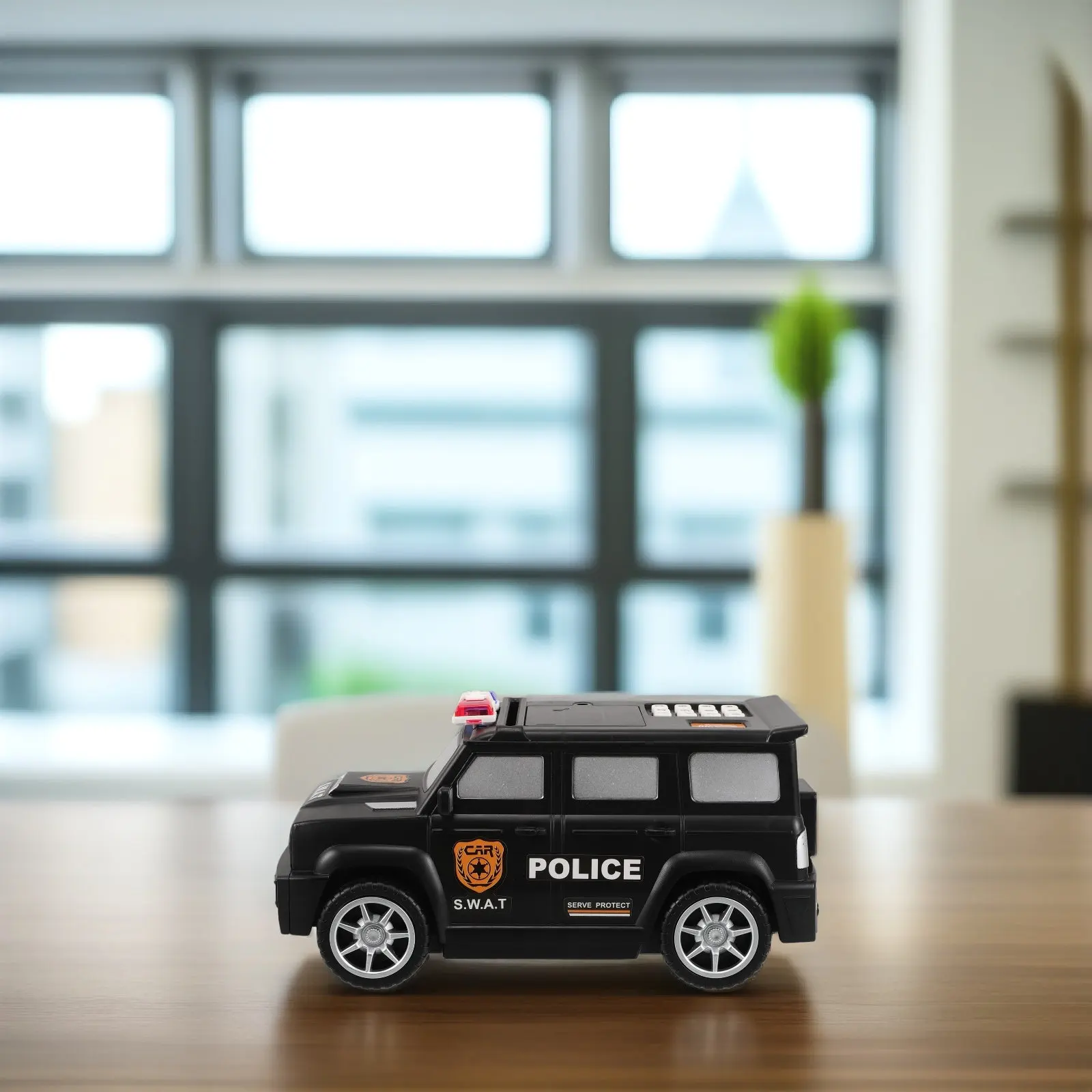 

Unlock Piggy Bank Money Savings Box for Children with Password Protection Auto Coin Roller Armored Car