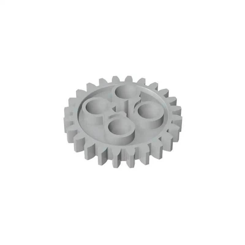 50pcs 3648 Gear 24 dents 2ème Version trou d'essieu briques jouets pour blocs de construction MOC techniques compatibles de haute technologie