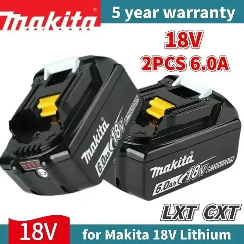 

100% оригинальный/оригинальный аккумулятор Makita 18 В bl1850b BL1850 bl1860 bl 1860 bl1830 bl1815 bl1840 LXT400 6,0 Ач для инструментов Makita, дрели