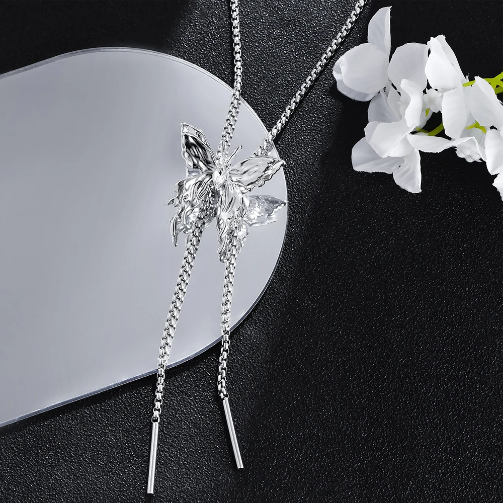 Butterfly Metaphysics Choker Long Chain Adjustable Multiple Styles Switch Design Hot Girl Summer Jewelry Necklace Wedding Gifts