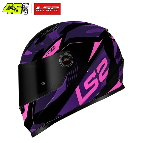 LS2 Draze Kask Pełnotwarzowy Męski Damski LS2 FF358 Motocross Wyścigi Kask Motocyklowy Bez Pompki Z Homologacją ECE