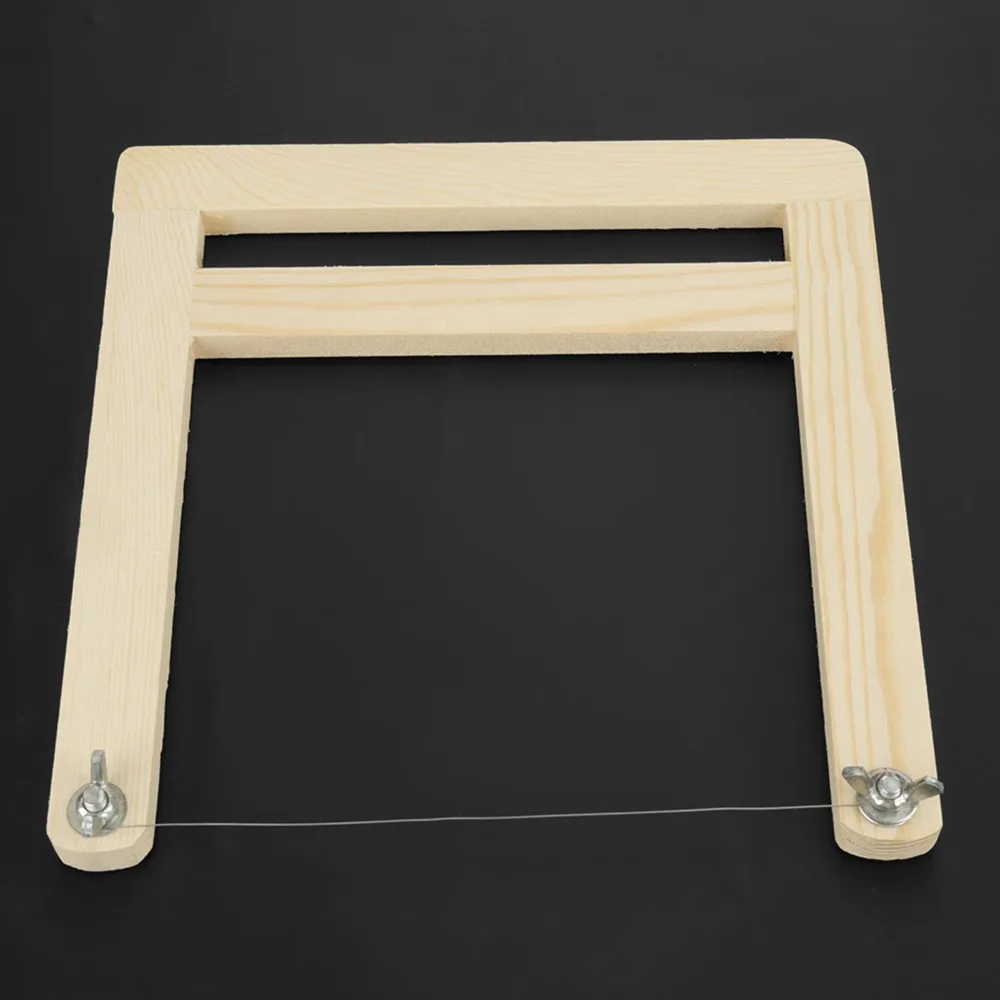 

Soap Making Aids Wooden Handle Soap Cutter Reusable Tool Wire String Wax Cutter Portable Hand Craft Wire Cutter Hand Work