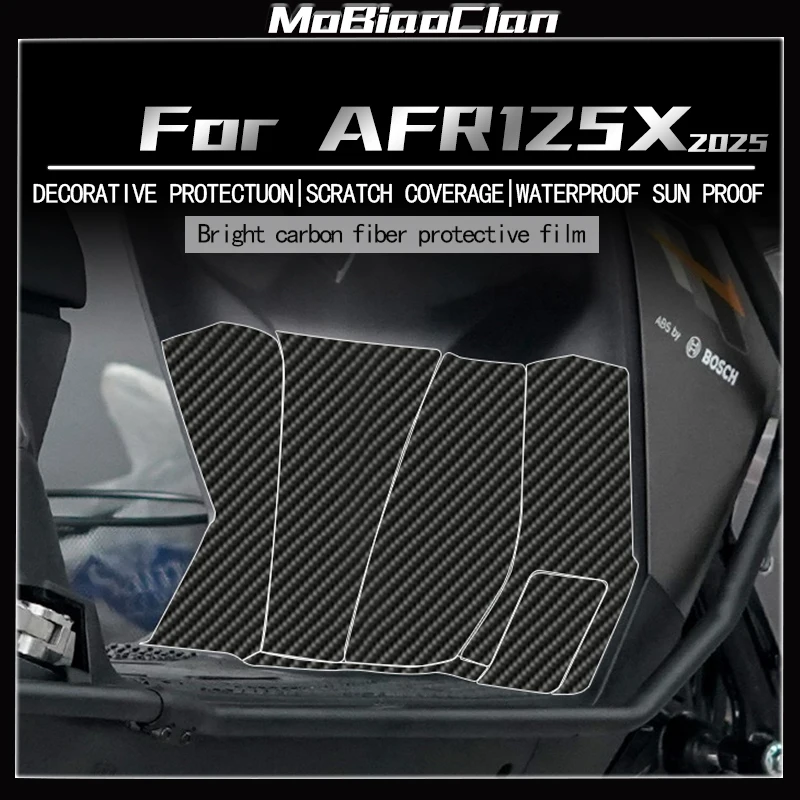 

Для HAOJUE AFR125X 2025 6D модифицированные защитные наклейки из углеродного волокна инструмент топливный бак периметр декоративные наклейки пленка