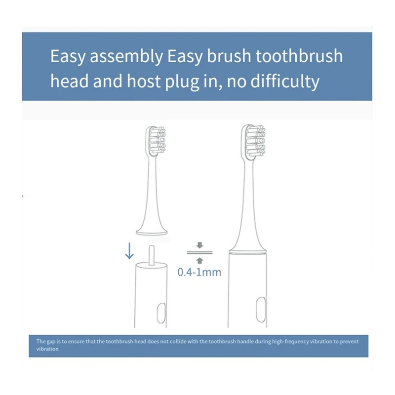 10 sztuk wymienne końcówki do szczoteczki do szczoteczki elektrycznej SOOCAS X3pro/X3U/X5/V1/V2/X1 dokładne czyszczenie wymiany części zamiennych