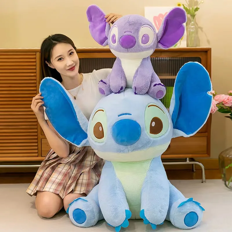 Disney Lilo & Stitch Doll Soft Plush Toy Cute Angel Stitch Stuffed The Best Birthday Gift for Children's Girls Kids Young Person