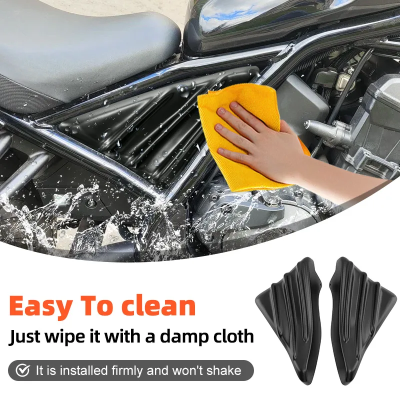 Matte Black Motorcycle Frame Side Cover Panel Engine Fairing Guard Accessories For Honda Rebel 1100 CMX 1100 2021-2023 2024