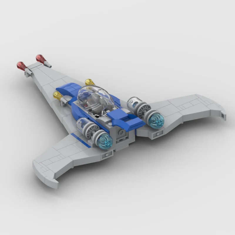 Set di figurine modello di astronave classico - 203 pezzi. Set creativo di giocattoli da costruzione MOC. Giocattolo di assemblaggio. Regalo del festival. Adatto per