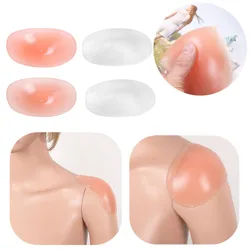 Unisex Soft Silicone Shoulder Pads Self Adhesive Push-up Enhancer Pads for Slippery Narrow Shoulder Anti-Slip Enhancer Pads