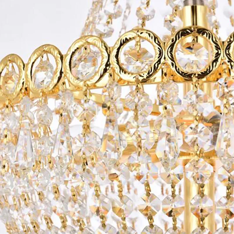 Phube Lighting Modern Foyer Crystal Chandelier for living room Luxury Home Decor Cristal Lustre Staircase Ceiling haning lamp