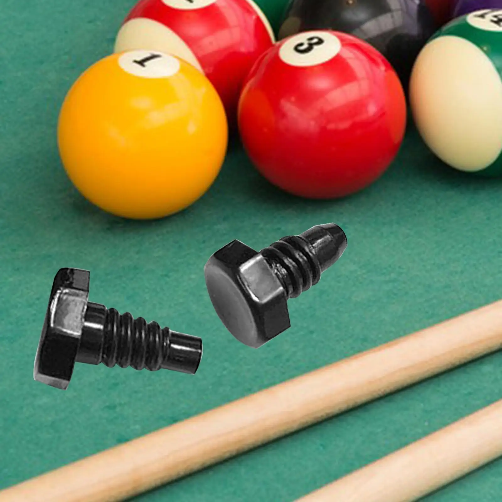 

Pool Cue Joint Protectors Repair Joint Thread Protective Joint Caps Billiards Stick for Protect Shaft and Head Practice Training