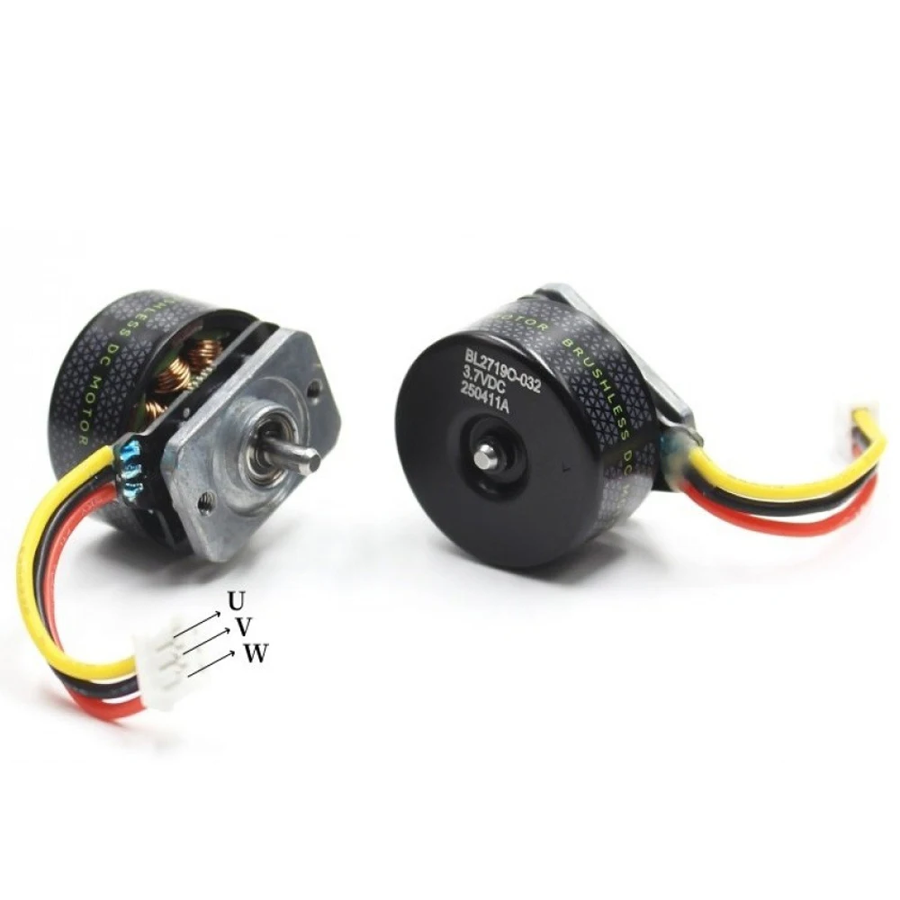 

10000RPM 3Phase Brushless Motor 27mm External Rotor Brushless Mini Motor DC3.7V BL2719O-032 Motor with Ball Bearing