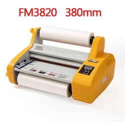 380mm Cold & Hot Laminating Machine FM3820 Laminator A3+ Size Update Model Hot Roll Laminator