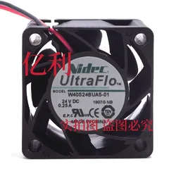 New Cooler Fan for Nidec W40S24BUA5-01 24V 0.25A 4028 4CM Inverter High Air Flow Cooling Fan 40*40*28MM