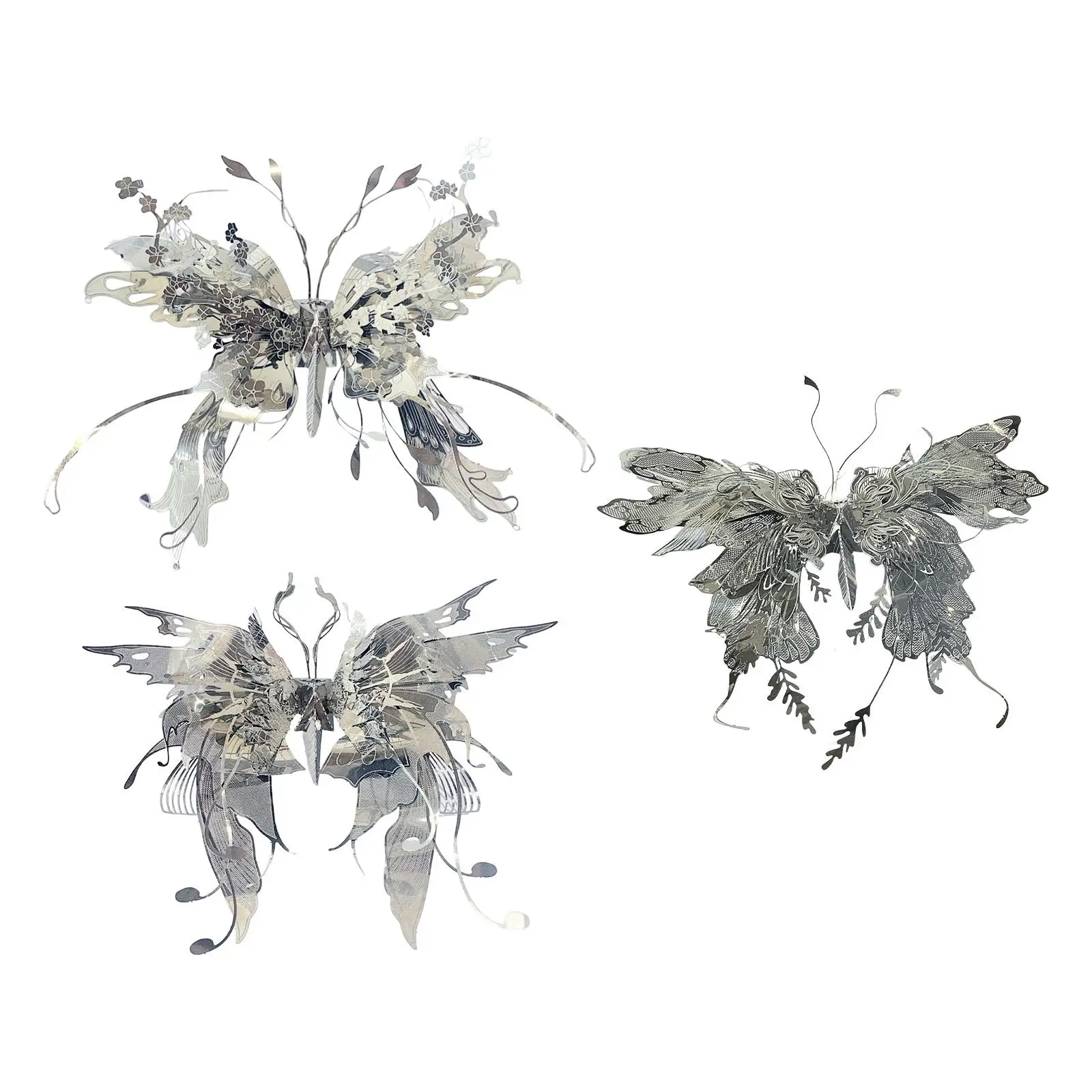 Puzzle 3D a farfalla, novità Collezioni di decorazioni per la casa artigianali fai-da-te per adulti Kit modello creativo in metallo per regalo di compleanno