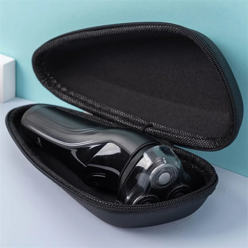 Shaver Storage Bag For Men Electric Shaver Portable Travel Box Shock Resistant Drop Resistant Waterproof